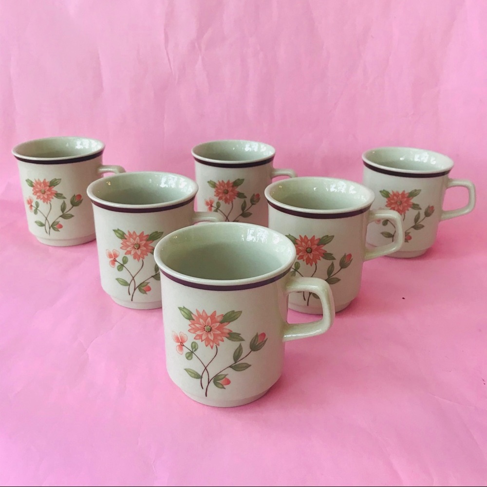 Vintage porcelain tea cups
